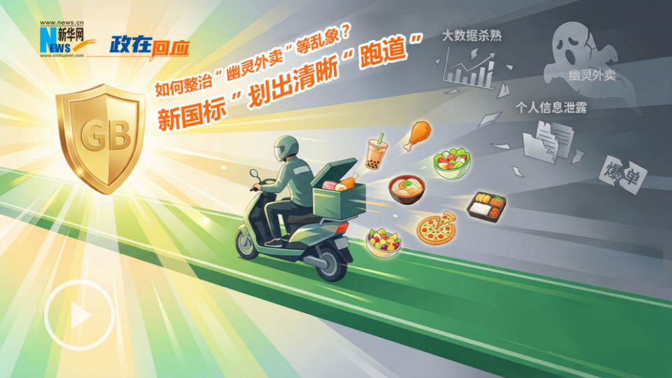 政在回應(yīng)丨如何整治“幽靈外賣”等亂象？外賣“新國標(biāo)”劃出清晰“跑道”