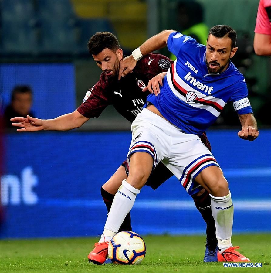 (SP)ITALY-GENOVA-SOCCER-ITALIAN CUP-SAMPDORIA VS AC MILAN