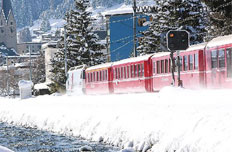 歐洲著名的冰雪列車(chē)