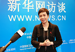 蔣雯麗:防艾教育應(yīng)當(dāng)從中學(xué)生抓起