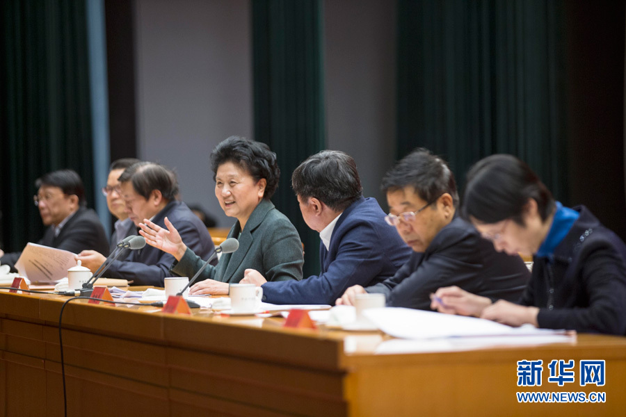 1月16日，中共中央政治局委員、國務(wù)院副總理劉延?xùn)|在北京出席“加強和改進新形勢下高校思想政治工作專題研討班”開班式。 新華社記者崔新鈺 攝