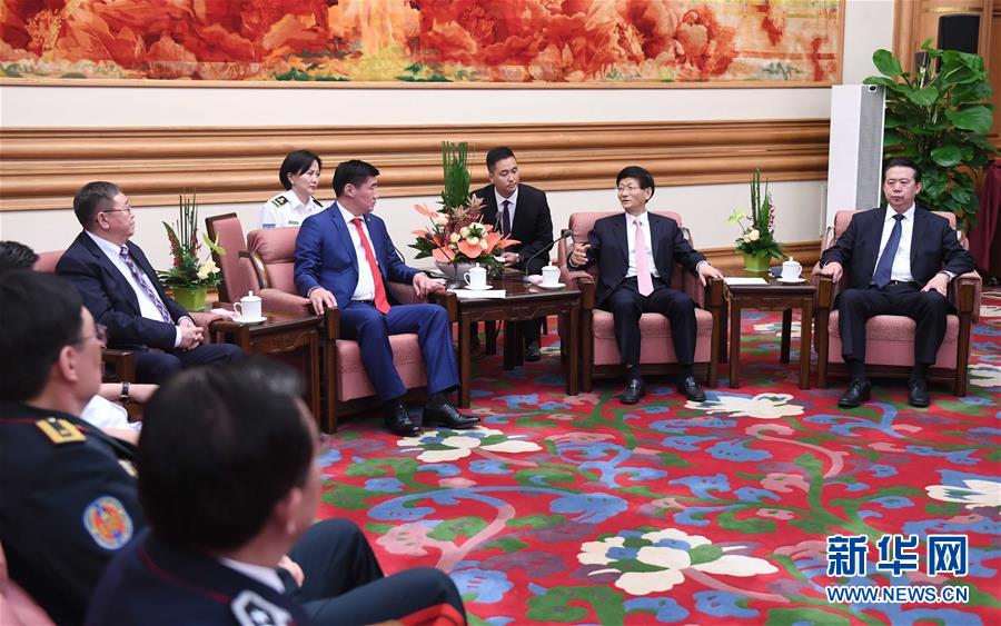 （XHDW）孟建柱會見蒙古國法律內(nèi)務部部長