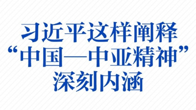 一圖學(xué)習(xí)！習(xí)近平這樣闡釋“中國(guó)—中亞精神”深刻內(nèi)涵