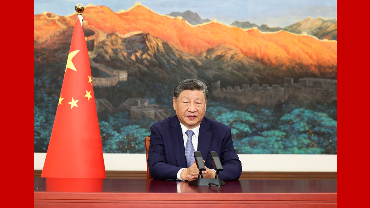 習(xí)近平在聯(lián)合國(guó)氣候變化峰會(huì)發(fā)表視頻致辭