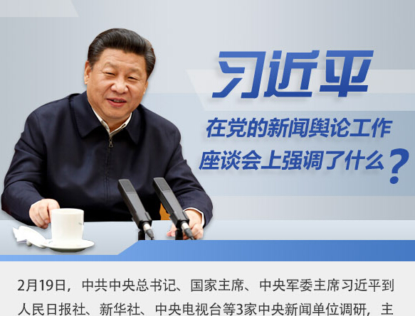習(xí)近平在黨的新聞輿論工作座談會上強調(diào)了什么？