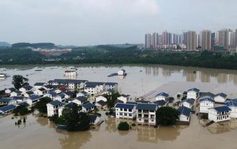 重慶長江、嘉陵江、涪江洪水過境