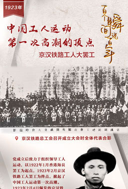 1923，中國(guó)工人運(yùn)動(dòng)第一次高潮的頂點(diǎn)