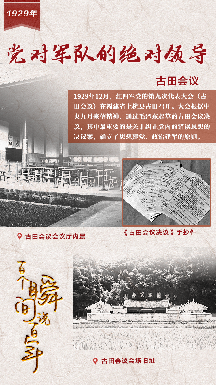 1929，黨對(duì)軍隊(duì)的絕對(duì)領(lǐng)導(dǎo)