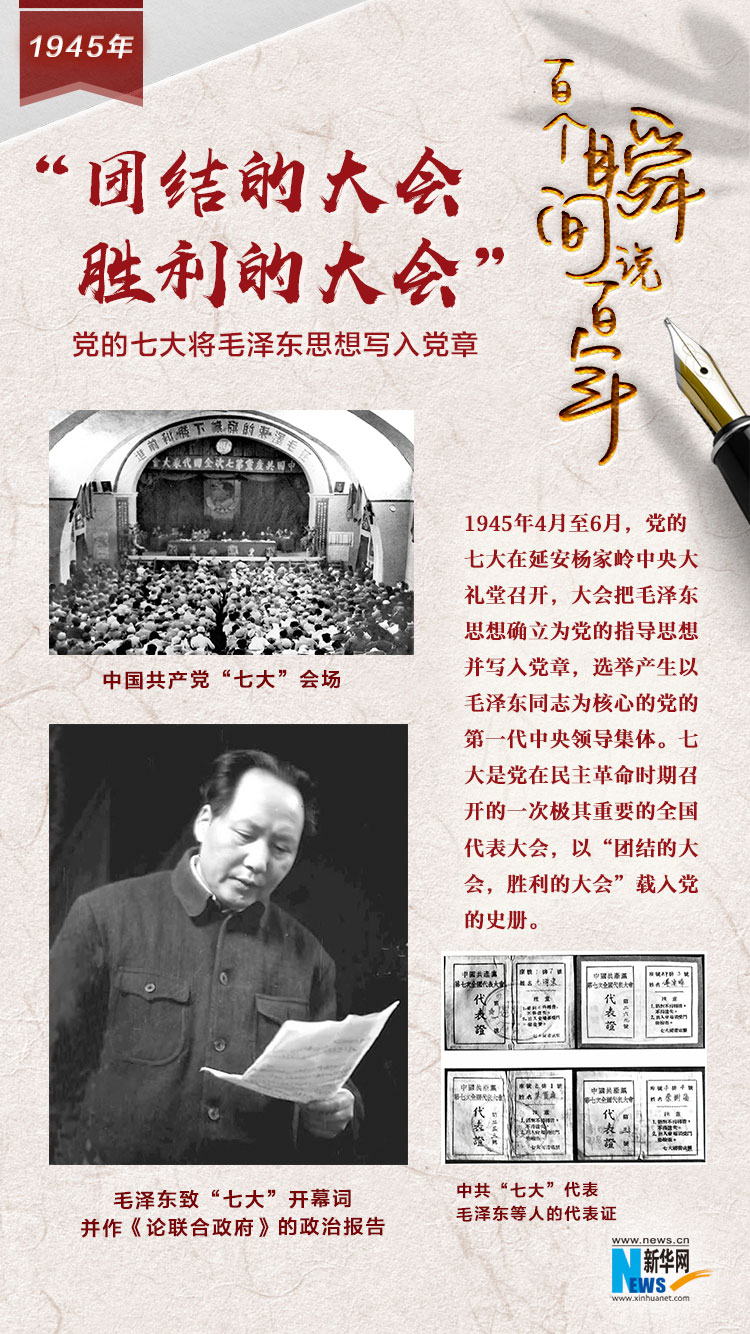 1945，“團(tuán)結(jié)的大會(huì)，勝利的大會(huì)”