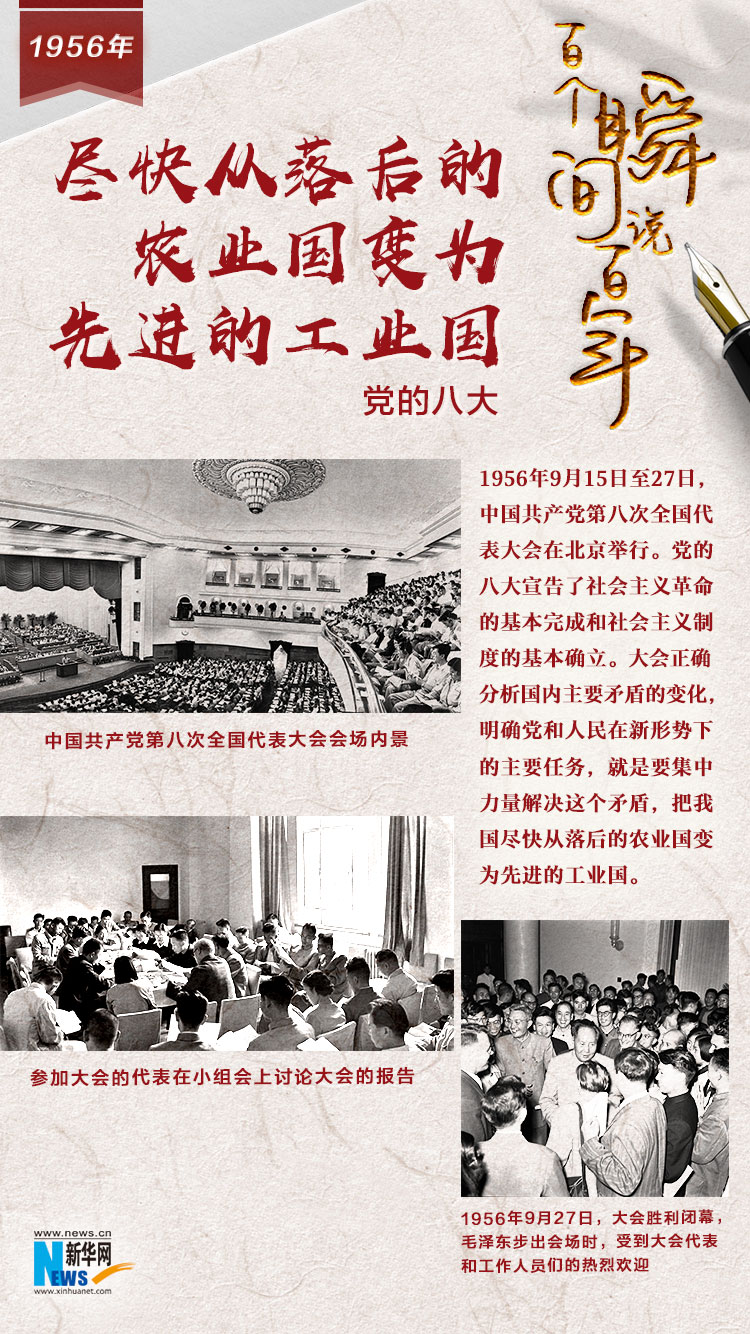 1956，盡快從落后的農(nóng)業(yè)國(guó)變?yōu)橄冗M(jìn)的工業(yè)國(guó)