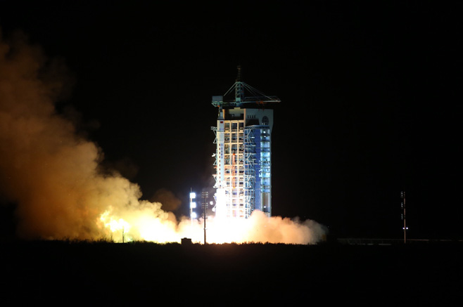4月6日，實踐十號衛(wèi)星發(fā)射升空。