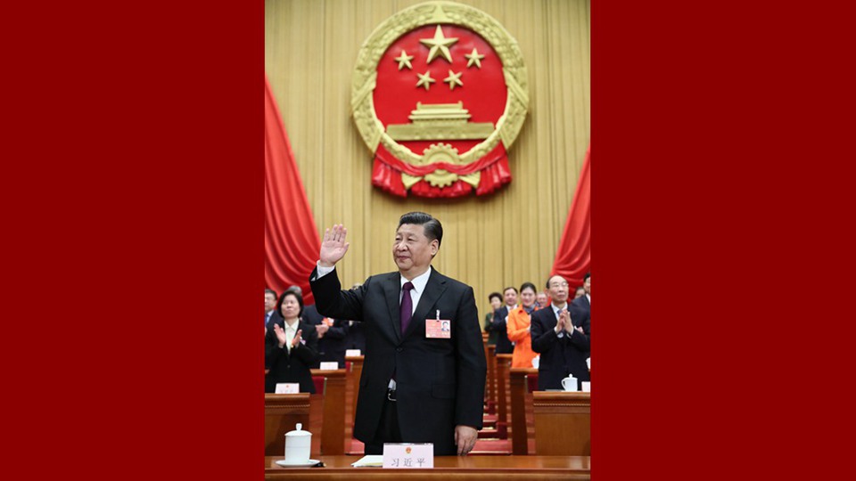 習(xí)近平當(dāng)選國(guó)家主席、中央軍委主席