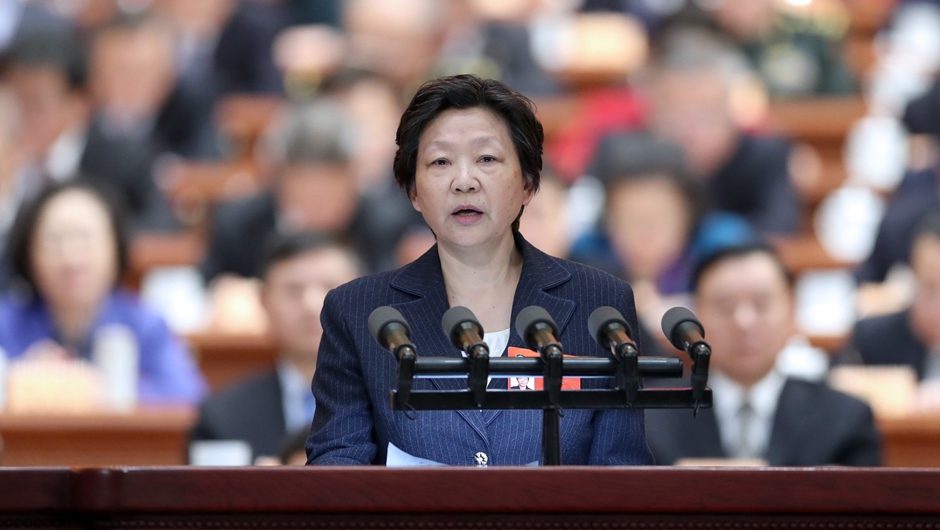 全國政協(xié)人口資源環(huán)境委員會(huì)副主任，九三學(xué)社中央副主席 印紅