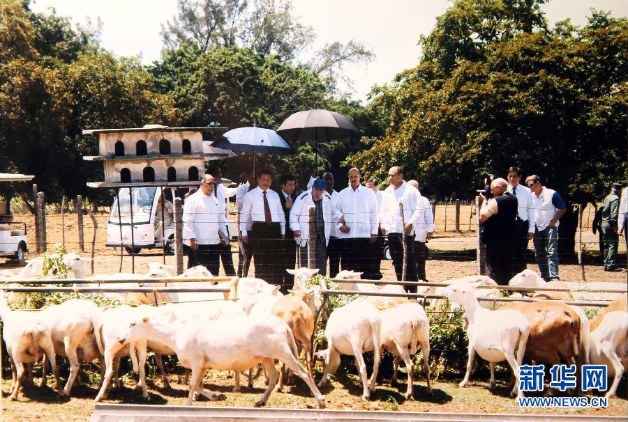 當(dāng)?shù)貢r(shí)間7月22日，國家主席習(xí)近平在哈瓦那親切探望古巴革命領(lǐng)袖菲德爾·卡斯特羅。 新華社發(fā)