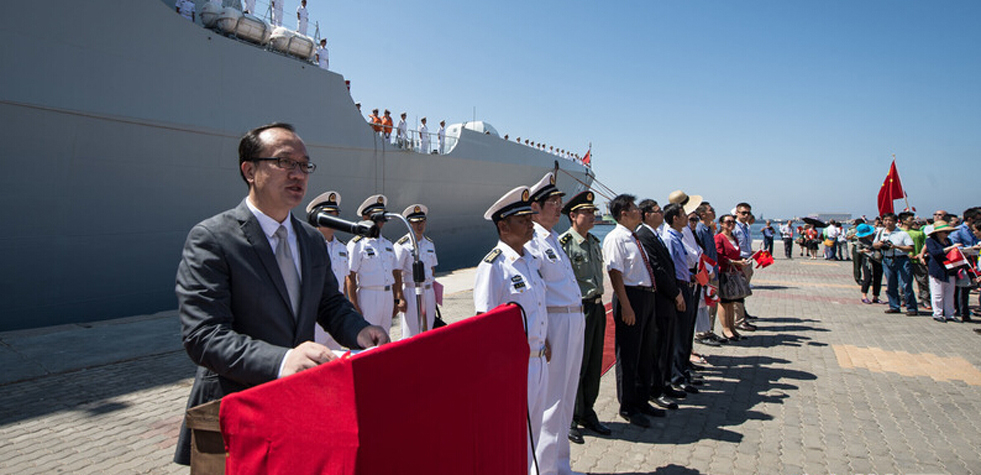 友誼、和平、交流、合作：中國(guó)海軍152艦艇編隊(duì)到訪埃及