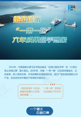 乘風(fēng)揚(yáng)帆！“一帶一路”六年成果超乎想象