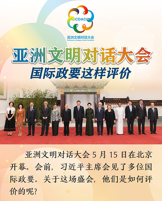 亞洲文明對話大會，國際政要這樣評價