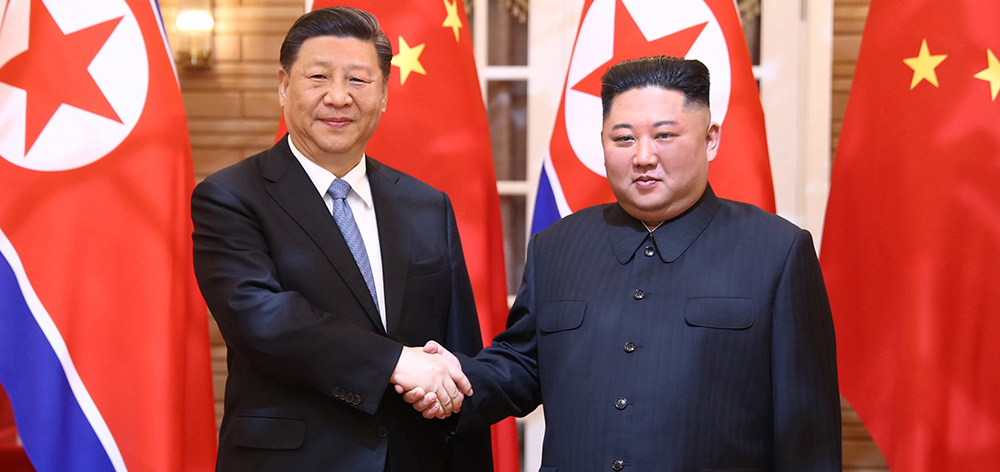 習(xí)近平同朝鮮勞動(dòng)黨委員長(zhǎng)、國(guó)務(wù)委員會(huì)委員長(zhǎng)金正恩舉行會(huì)談