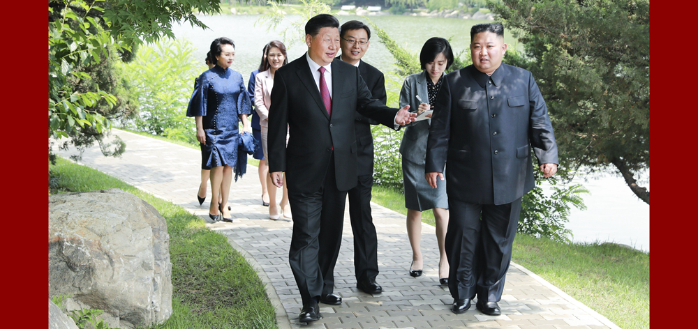 習(xí)近平會(huì)見朝鮮勞動(dòng)黨委員長(zhǎng)、國(guó)務(wù)委員會(huì)委員長(zhǎng)金正恩