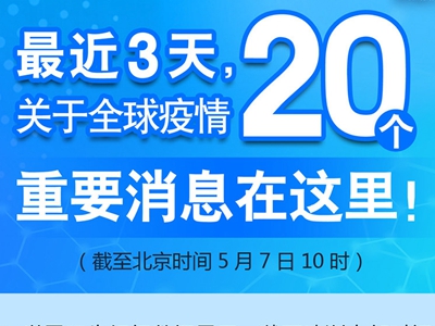 【圖解】最近3天，關(guān)于全球疫情20個重要消息在這里！